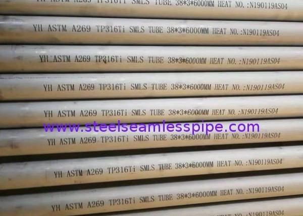 Tubulação sem emenda inoxidável de ASTM A312 TP304