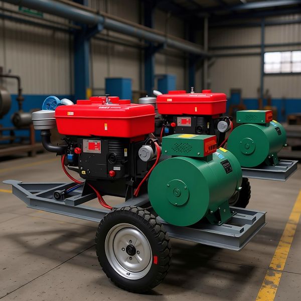 Portable Diesel Generator Single Cylinder Diesel Generator High Performance Open Frame Diesel Generator