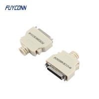 Conector de fita SCSI do servo masculino mini D da solda 36 Pin Brass Gold Plated