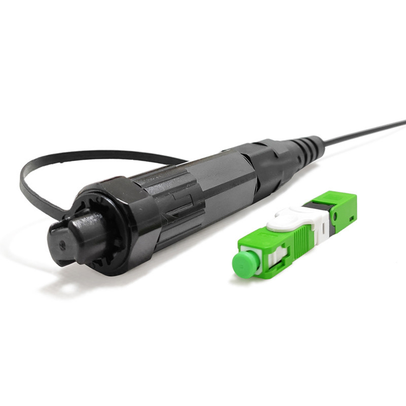 Соединитель FTTH водоустойчивой сборки на месте IP68 быстрый падает соединитель SC кабеля быстрый