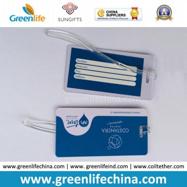 Love Travel Customized Hard PVC Double Pieces Baggage Tag