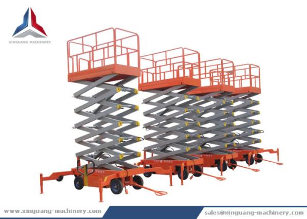 China Professional 12m Mobile Scissor Lift Table for Warehouse