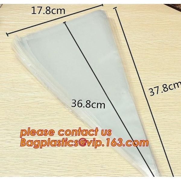 cone shape custom print clear plastic christmas candy bag,cone shaped clear candy treat opp bag,Various Styles Christmas