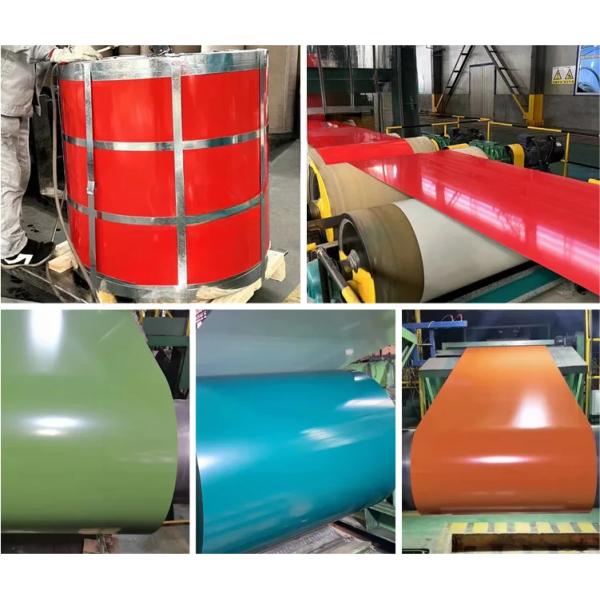 Z40-Z275  Hot Dipped PPGI PPGL Galvanized Coil for Roofing Material Ral 9004 9005
