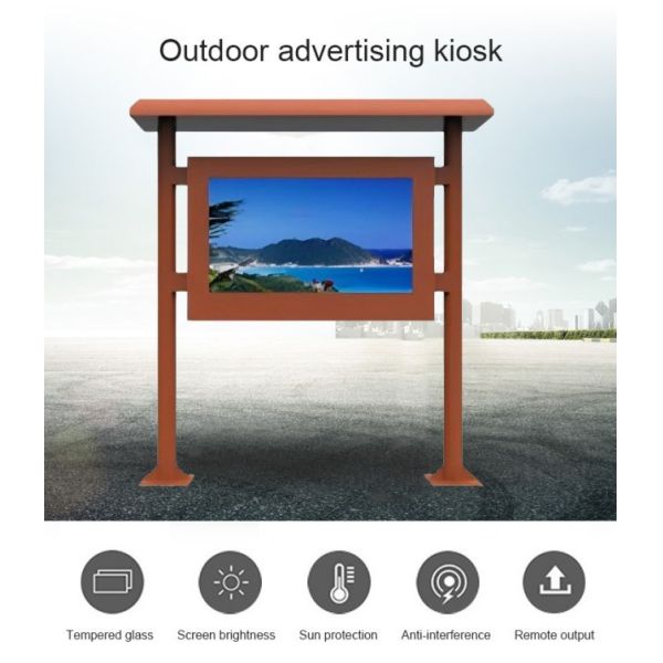 43 inch Canopy-Mounted High performance Video Advertising Outdoor Lcd Screen