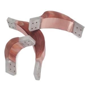 Conectores de cobre laminados flexíveis da barra para o gerador conduzido do