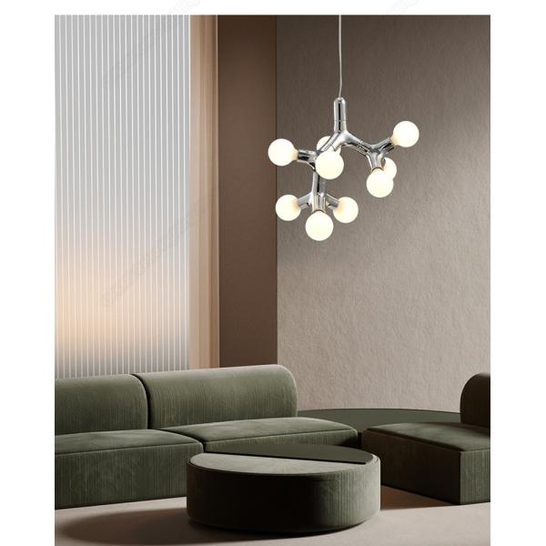Nordic Copper Chandelier For Dinning Room Modern Living Room Glass Chandelier(WH-MI-444)