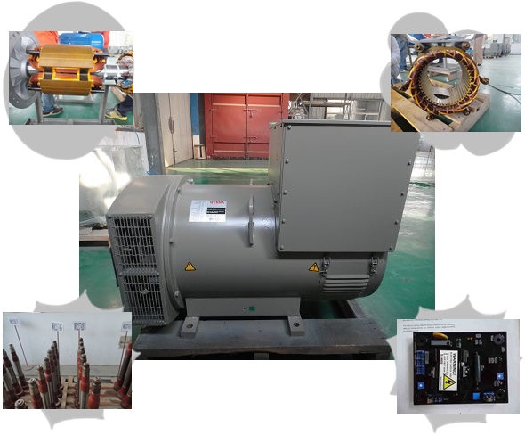 генератор трехфазное 50hz безщеточного Exciter 120kw/150kva одновременный