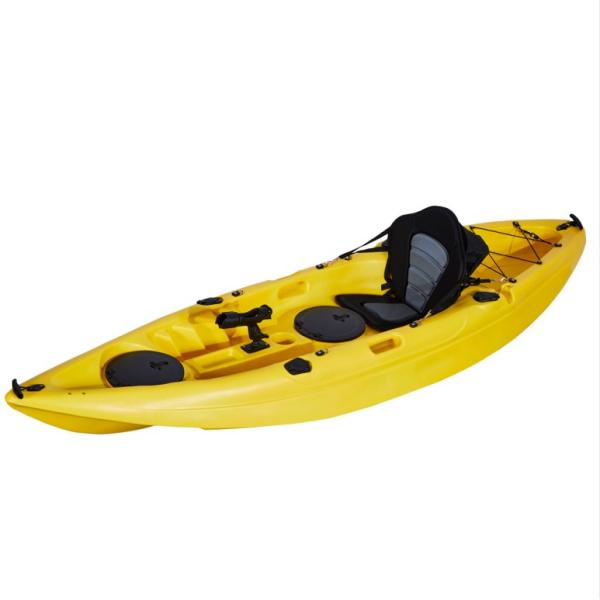 Wholesale Kayak Single Seat Kayak One Person 9FT Fishing Sit On Top Canoe LLDPE Plastic Kayak For Sale