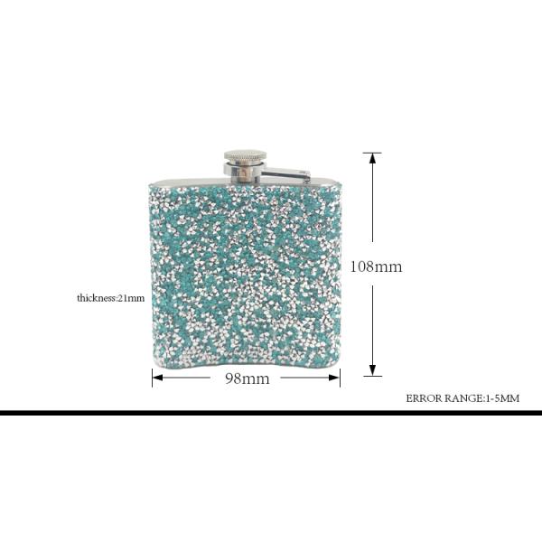 Directly Sell SS-T6363 6oz Metal Hip Flask with Promotions