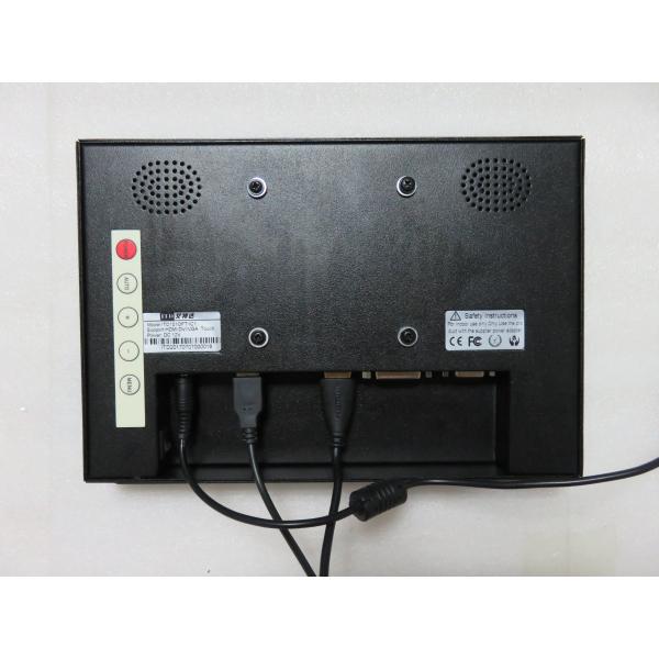 Монитор DC9-36V LCD открытой рамки DVI 10in с сопротивляющимся касанием PCAP