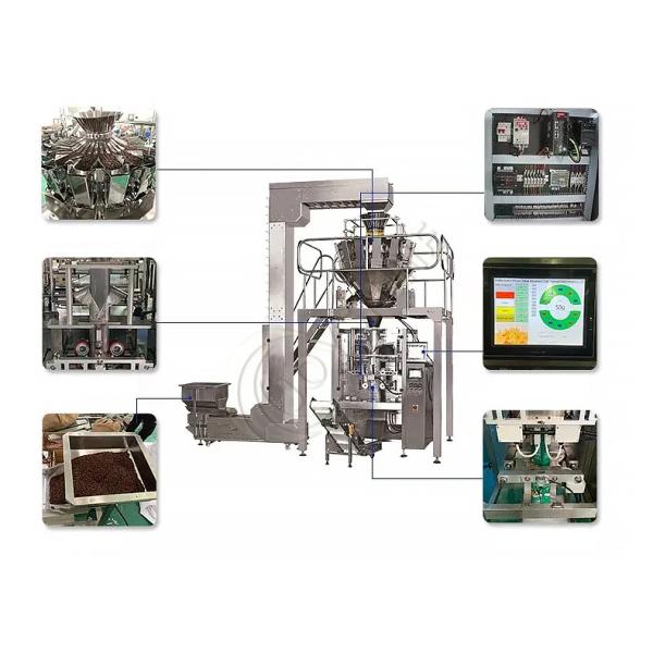 Multihead Weigher Vertical Packaging Machine for Food Granule Bean Seed Rice Dry Fruit