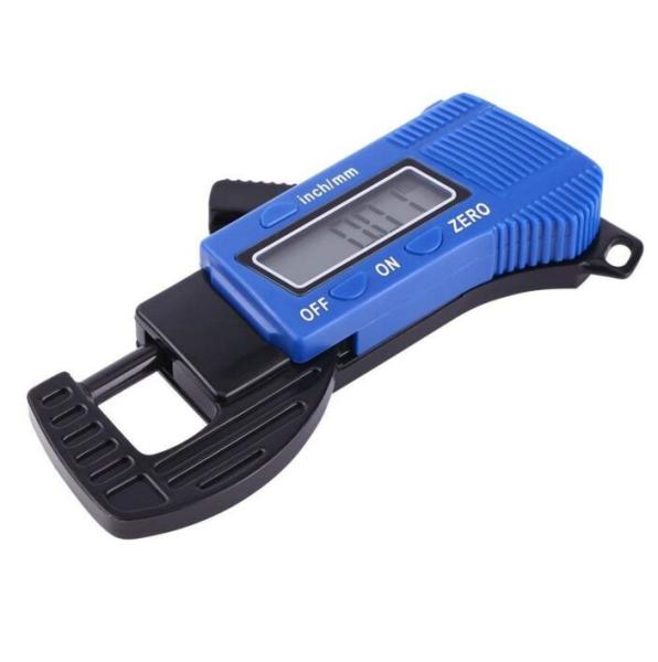 0-12.7mm Electronic Digital Mini Measuring  Caliper Micrometer LCD Screen Paper Carbon Fiber Jewelry Thickness Gauge
