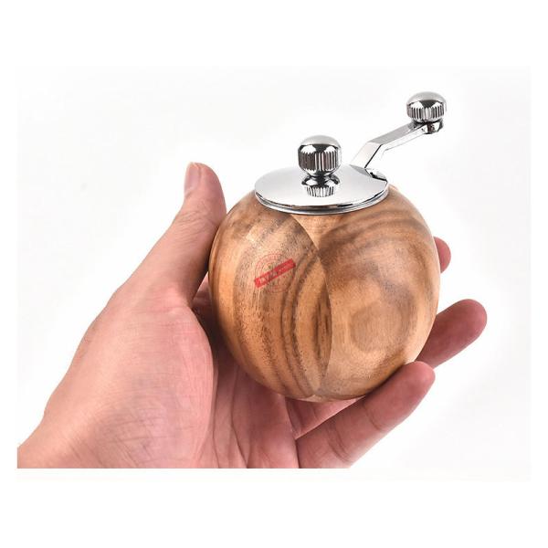 Kitchen Natural Wood Pepper Mill Grinder 5inch 10inch Wooden Salt Grinder