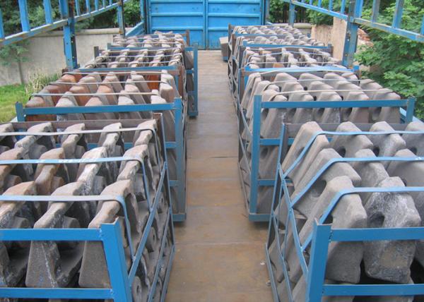 Cement Mill Wear Resistance Cast Iron Liner Plates For Conch Cement Group Diameter3.8M