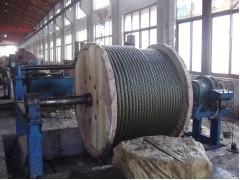 Corde galvanisée de fil d'acier de résistance à l'usure pour le bateau, Derricking 7 x 7