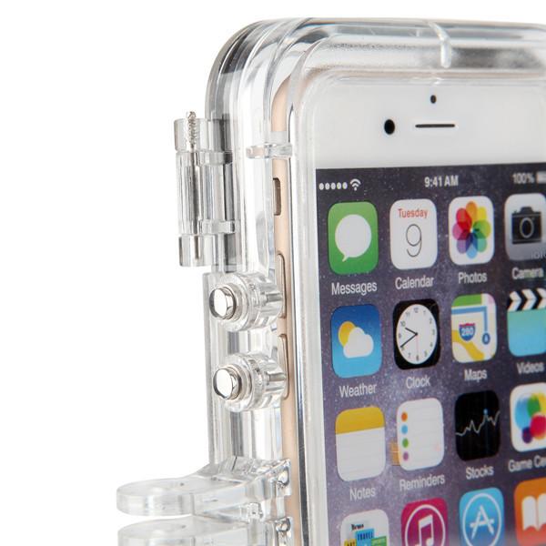 Extreme Sports Waterproof Case With 170 Degrees Wide Angle Lens For iPhone 5/5s/5c/6/6s 4.7''/6plus 5.5''