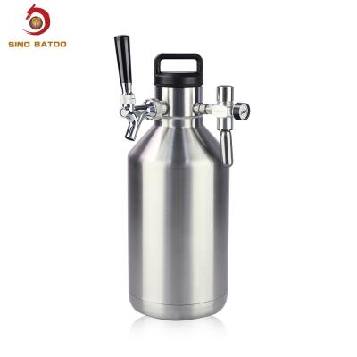 Distribuidor isolado vácuo do barril de cerveja 128OZ