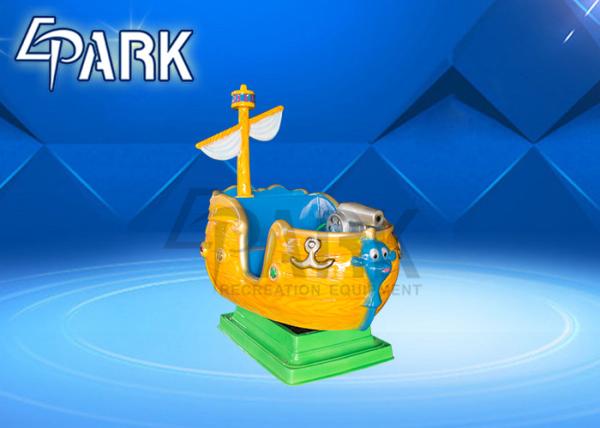 Pirate Ship Swing Ride Coin Pusher Kiddy Ride Machine Lottery Ticket Train