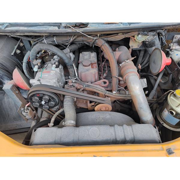 Diesel Euro 4 Autobus escolar aposentado Dongfeng 56 lugares Autobus escolar amarelo