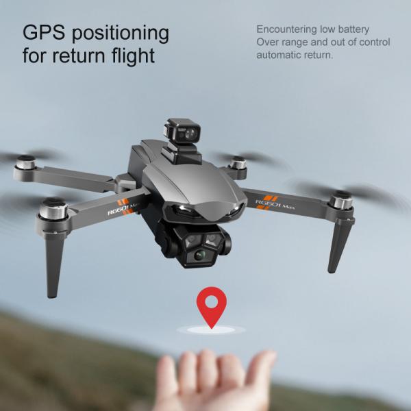 Professional RC Quadcopter Original Rg601 Max 5G GPS Drone with Dual 4K HD Camera and Optical Flow