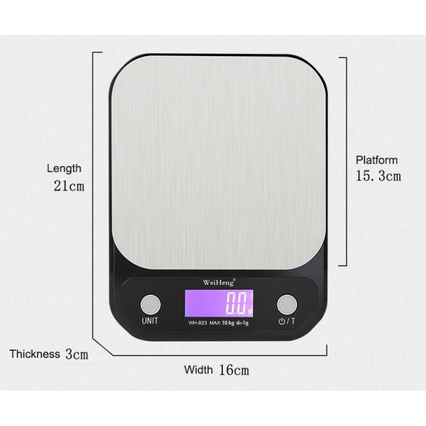 10kg 1g Electronic Digital Kitchen Scale for Accurate Weight Measuring in Kitchen and More