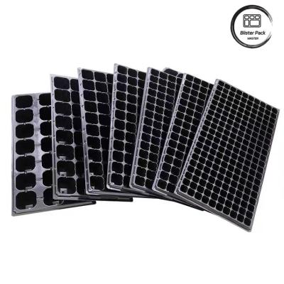 Acessível Multi Cell grandes bandejas de sementes de plástico 21 a 120 células para vegetais e plantas