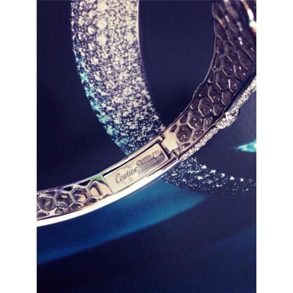 C Cheetah bracelet - showing the charm of courage, naughty or docile .18K gold