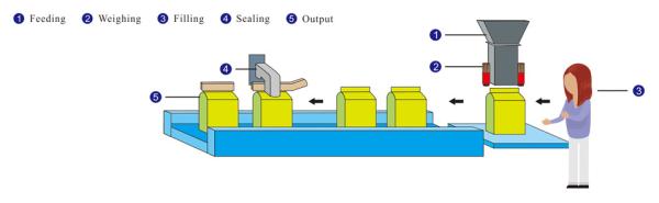 37P/M Semi Automatic Pouch Packing Machine