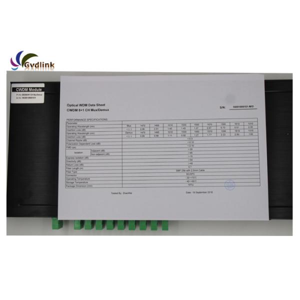 Одиночные каналы 1309.14nm CWDM Mux Demux волокна 4