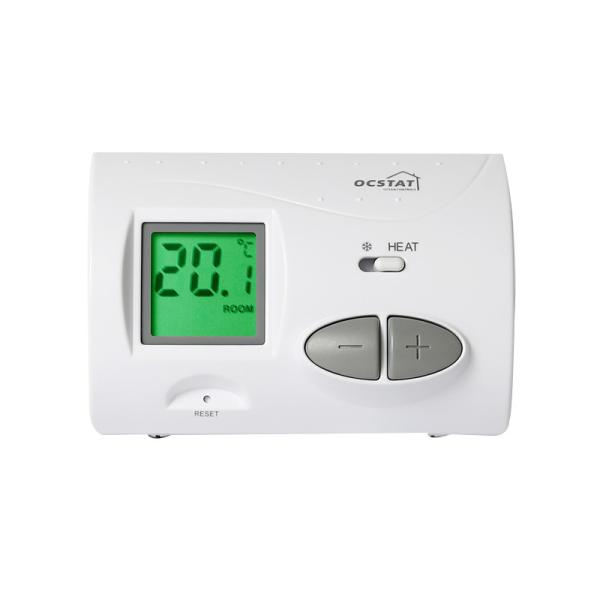 grande termostato eletrônico branco da sala de Digitas do botão 868Mhz para o aquecimento Underfloor