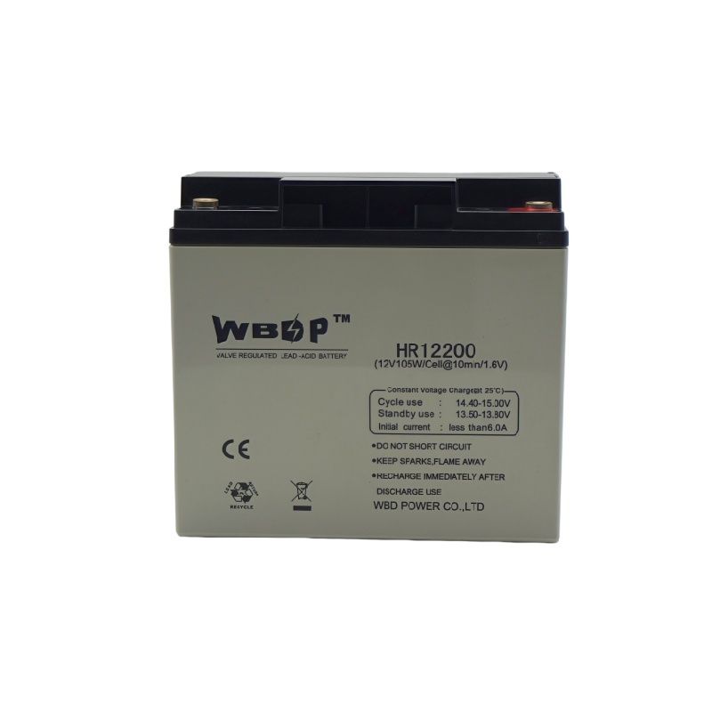 High Rate 12V 20AH Rechargeable Battery VRLA AGM Lead Acid Battery For UPS System / Security System