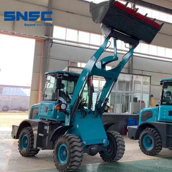 42KW 4 Wheel Drive Mini 1.6 Ton Wheel Loader for Agricultural Dimension 5020mm*1860mm*2680mm
