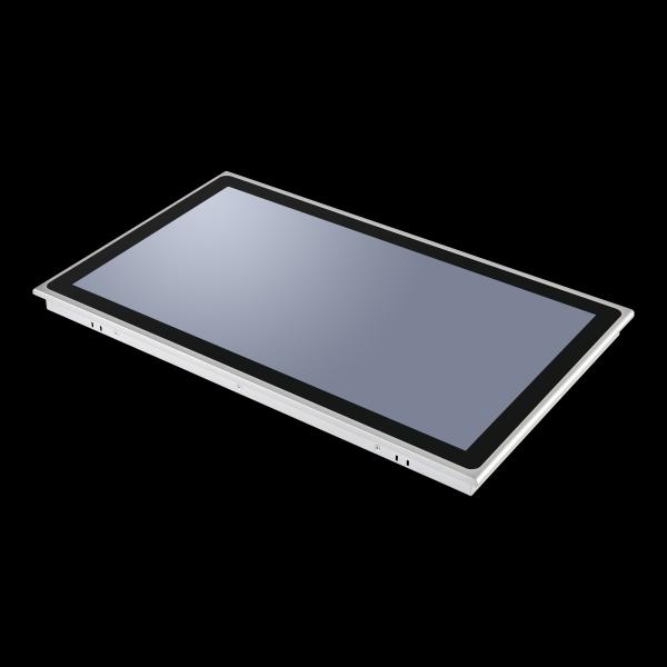 27 panel mount industrial HMI panel PC pure flat surface embedded touch computer