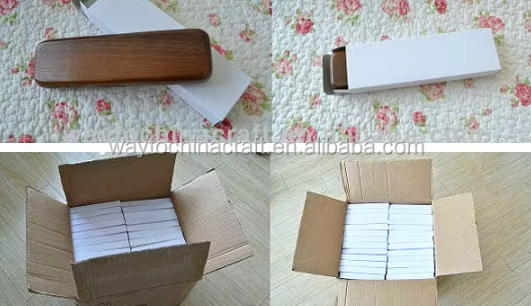 Customizable Wholesale Hand Painted Elegant Maple&rosewood Wooden Fountain Pen Gift Box