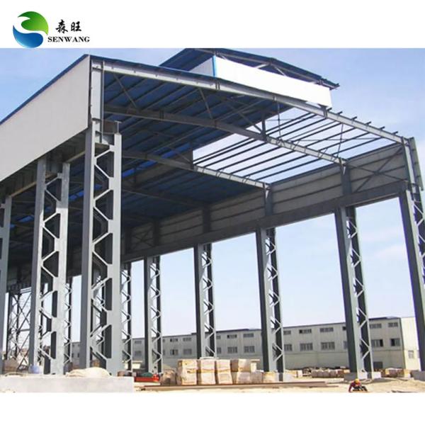 High Tolerance Steel Structure Warehouse with ±1% Tolerance and Q235/Q355 Grade Steel Support