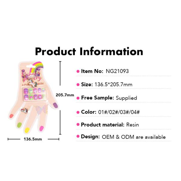 Chic DIY Nail Art Kit For Pretend Play Preschool Girls Environment Friendly