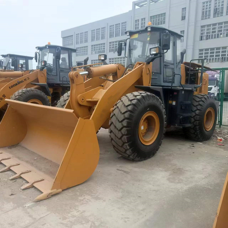 5500 кг рабочая масса Используемые Liugong 820TE 820H колесные погрузчики 10 тонн мощность