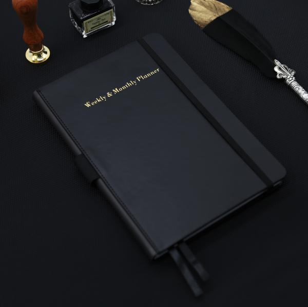Practical Wide Ruled Composition Notebook With Pen Loop / Double Bookmarks