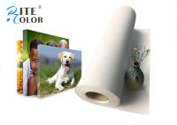Outdoor Poster Printing Matte Polyester Inkjet Canvas Blank White 280gsm