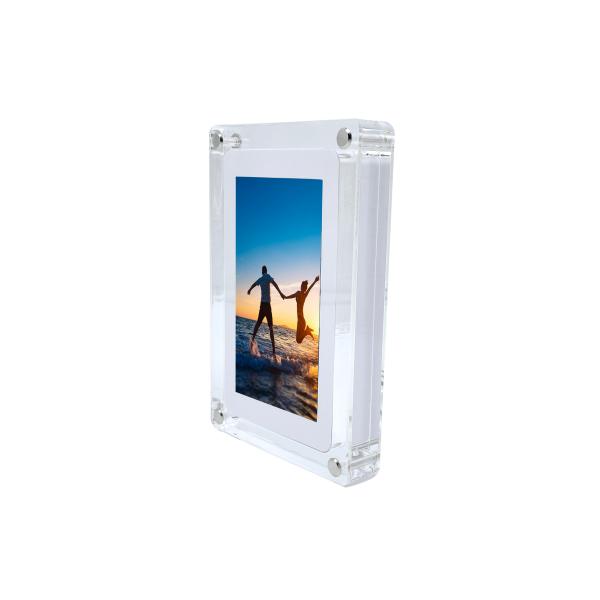 Wireless Digital Picture Frame with RK3266 Quad-core CPU, LCD Screen, and iOS Android App Support