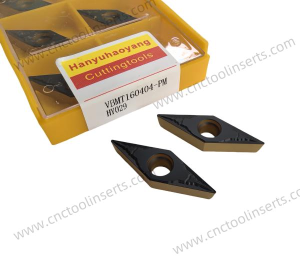 VBMT160404-PM HY029 Coating For Standard Milling Inserts Speed Applications