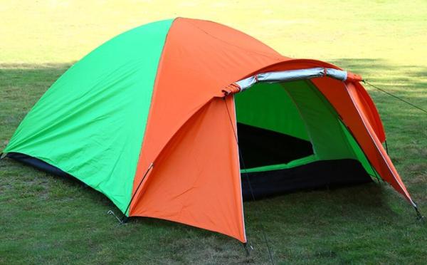 Double Layer Backpacking Tent Windproof Waterproof Dome Tent for Camping Hiking Travel Climbing Easy Set Up Tent(HT6061)