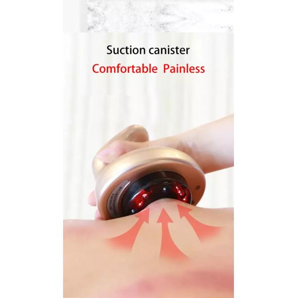 Masajeador de ventosas y raspado de cuerpo completo, máquina de masaje al vacío para la espalda, para la eliminación de la celulitis
