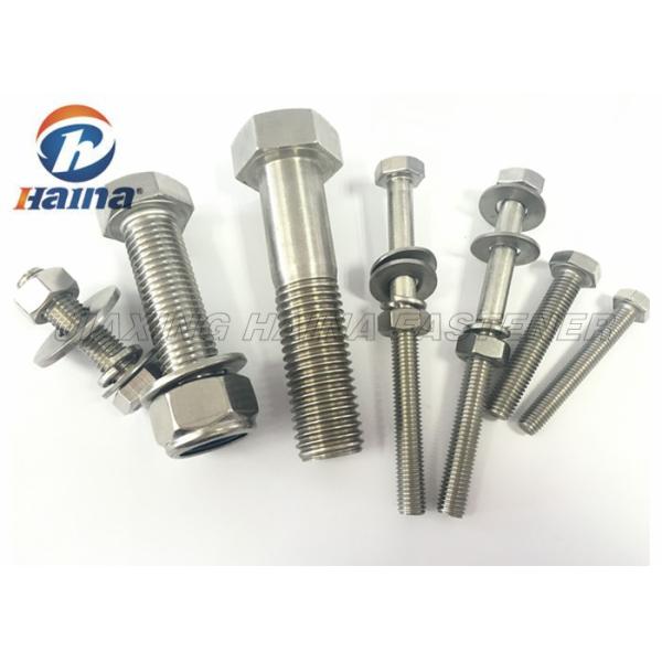 DIN933 A2 A4 Stainaless Steel Hex Head Bolts and Nuts with Washers