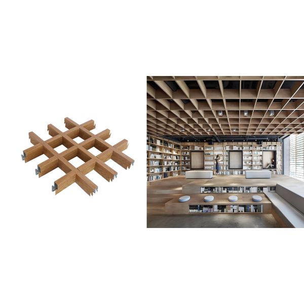 Custom Colors Aluminum Open Cell Grid Ceiling 20mm Width Versatile Ceiling System Enhancing Aesthetic and Functionality