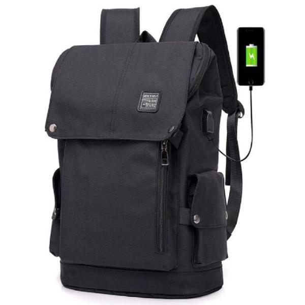 Trouxas dos sacos de escola do curso do projeto de USB dos homens do portátil