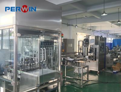 Servo Motor Driven Animal Sera Filling Machine with Bottle Separating Method