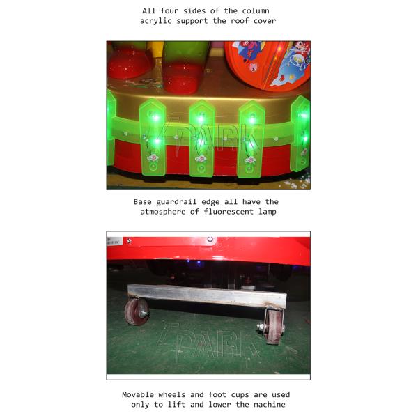 Lovely Cartoon Children'S Coin Operated Rides 10.1