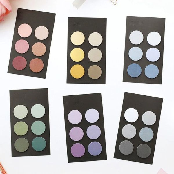 High Quality Customizable Circle Shape 3D Translucent Paper Pad Round Colorful Logo Sticky Notes